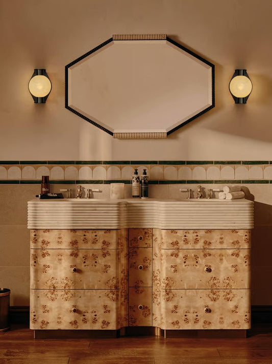 Alabaster Orb Wall Sconce