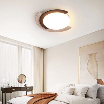 Alaric Travertine LED Ceiling Lamp