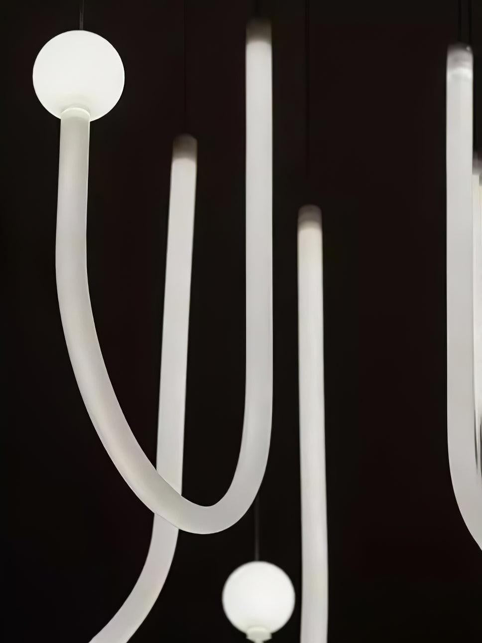 Chord Point LED Ring Pendant Light