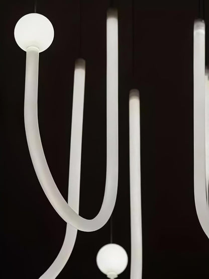 Chord Point LED Ring Pendant Light