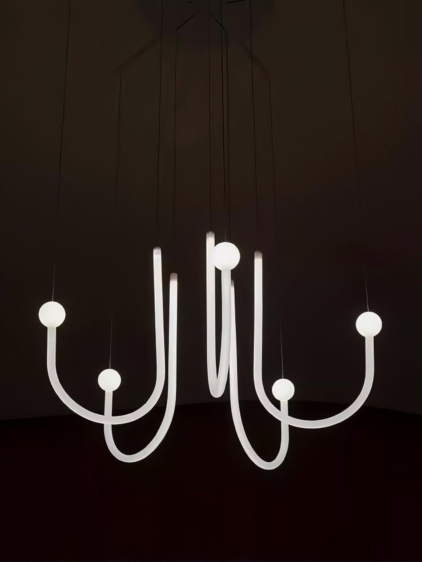 Chord Point LED Ring Pendant Light