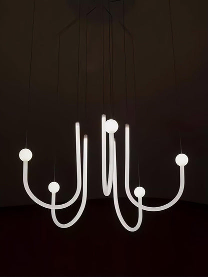 Chord Point LED Ring Pendant Light