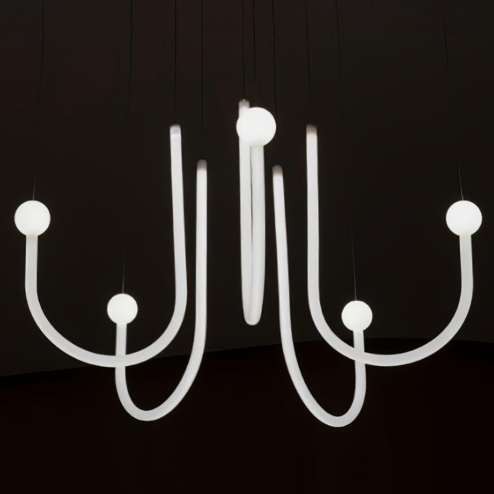 Chord Point LED Ring Pendant Light