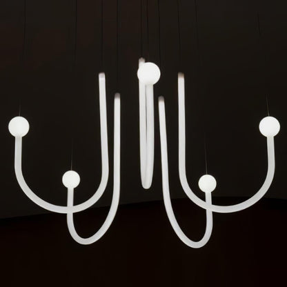 Chord Point LED Ring Pendant Light
