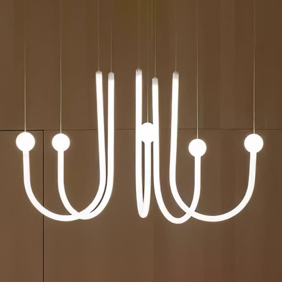 Chord Point LED Ring Pendant Light