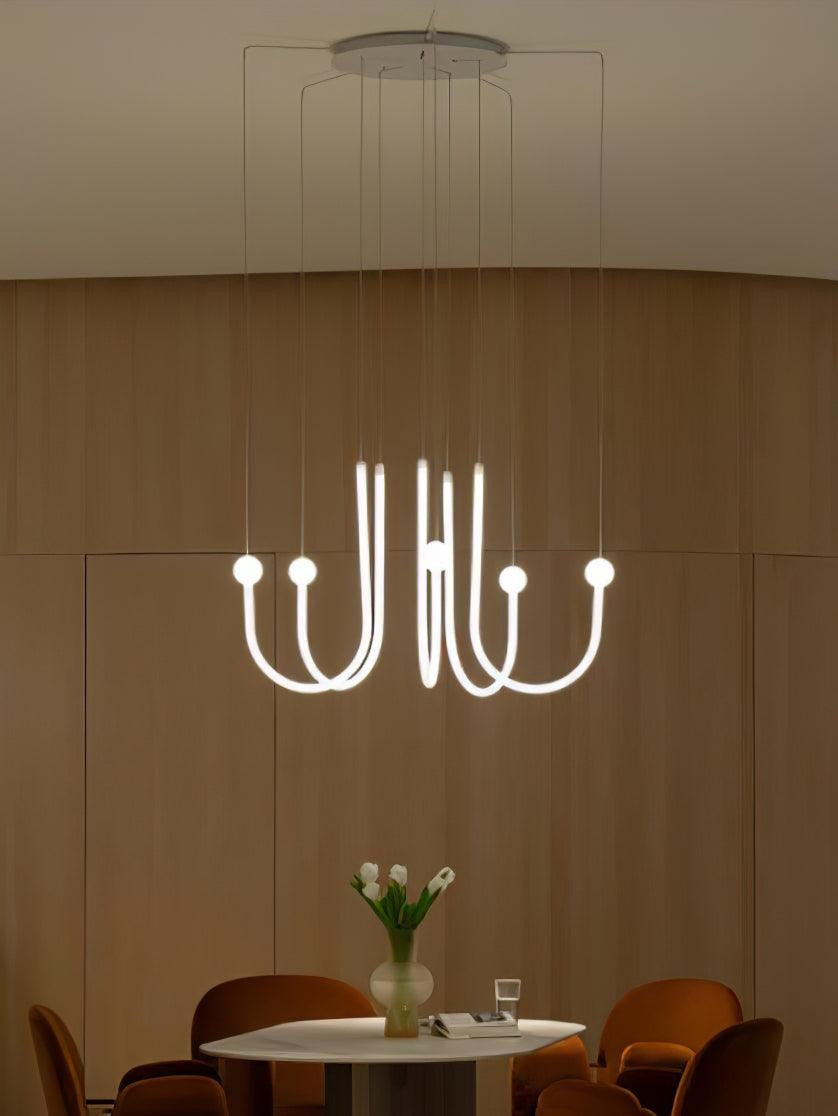 Chord Point LED Ring Pendant Light
