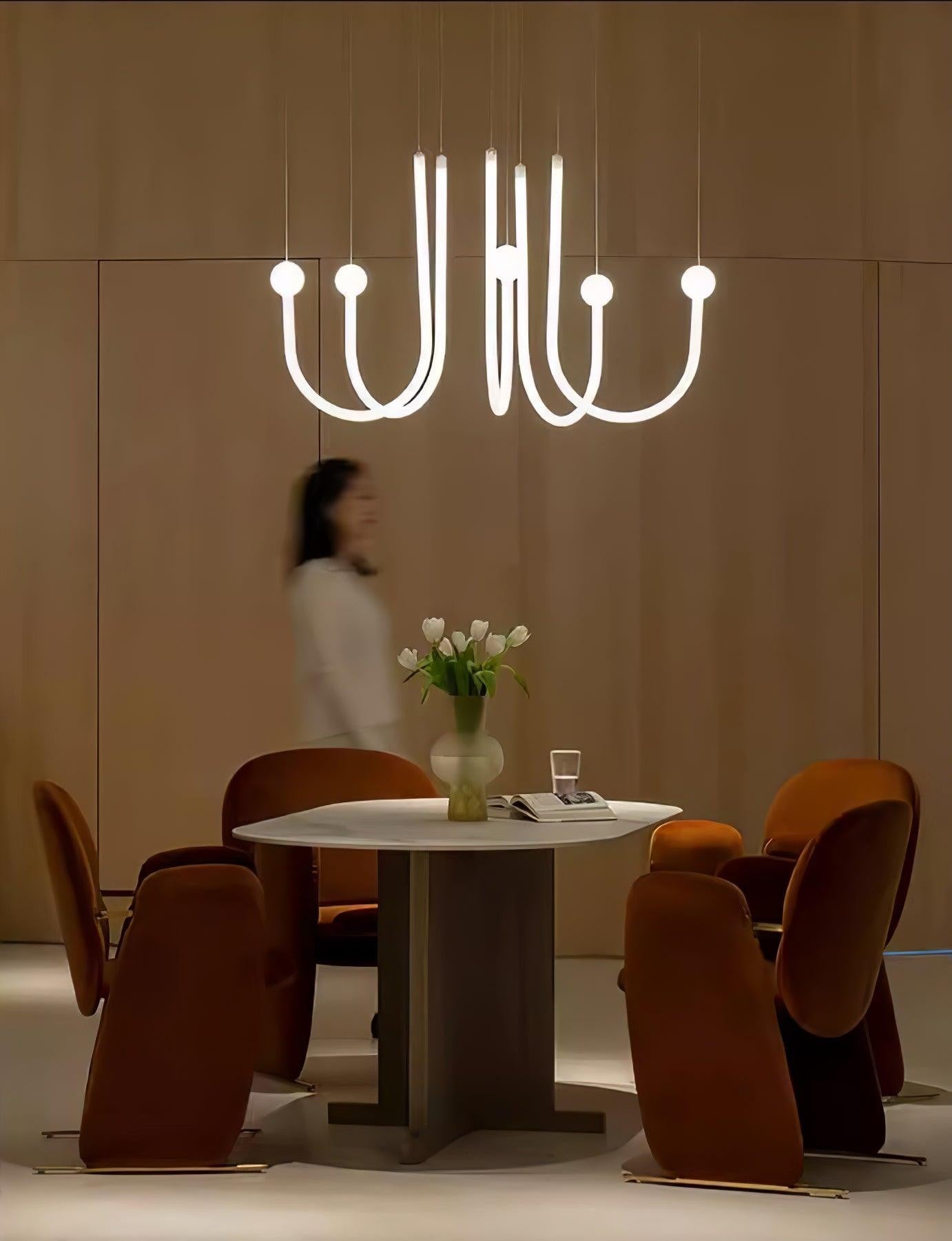 Chord Point LED Ring Pendant Light
