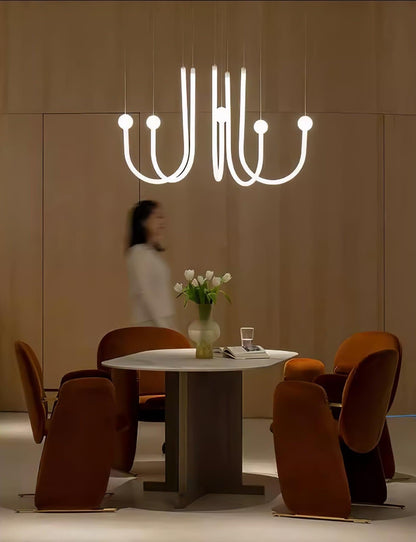 Chord Point LED Ring Pendant Light