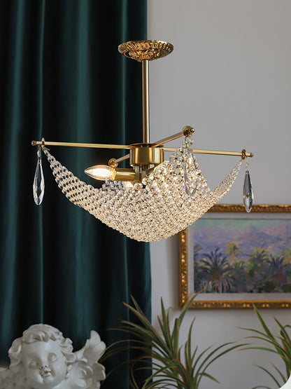 Corona Crystal Crown Chandelier