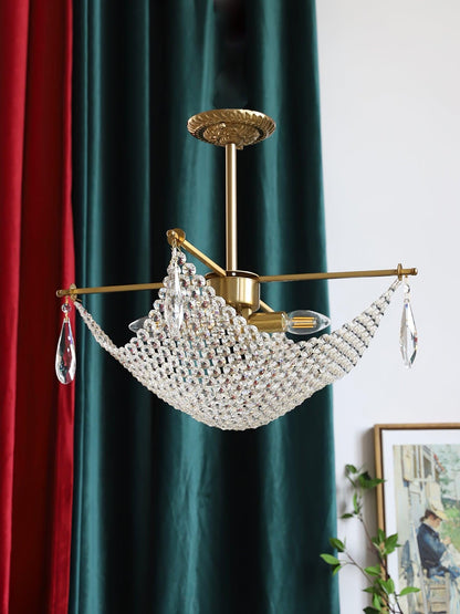 Corona Crystal Crown Chandelier