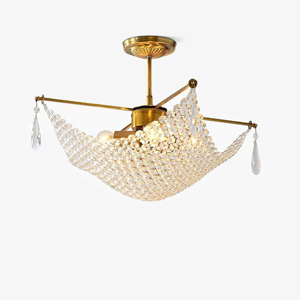 Corona Crystal Crown Chandelier