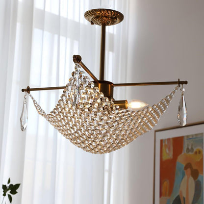 Corona Crystal Crown Chandelier