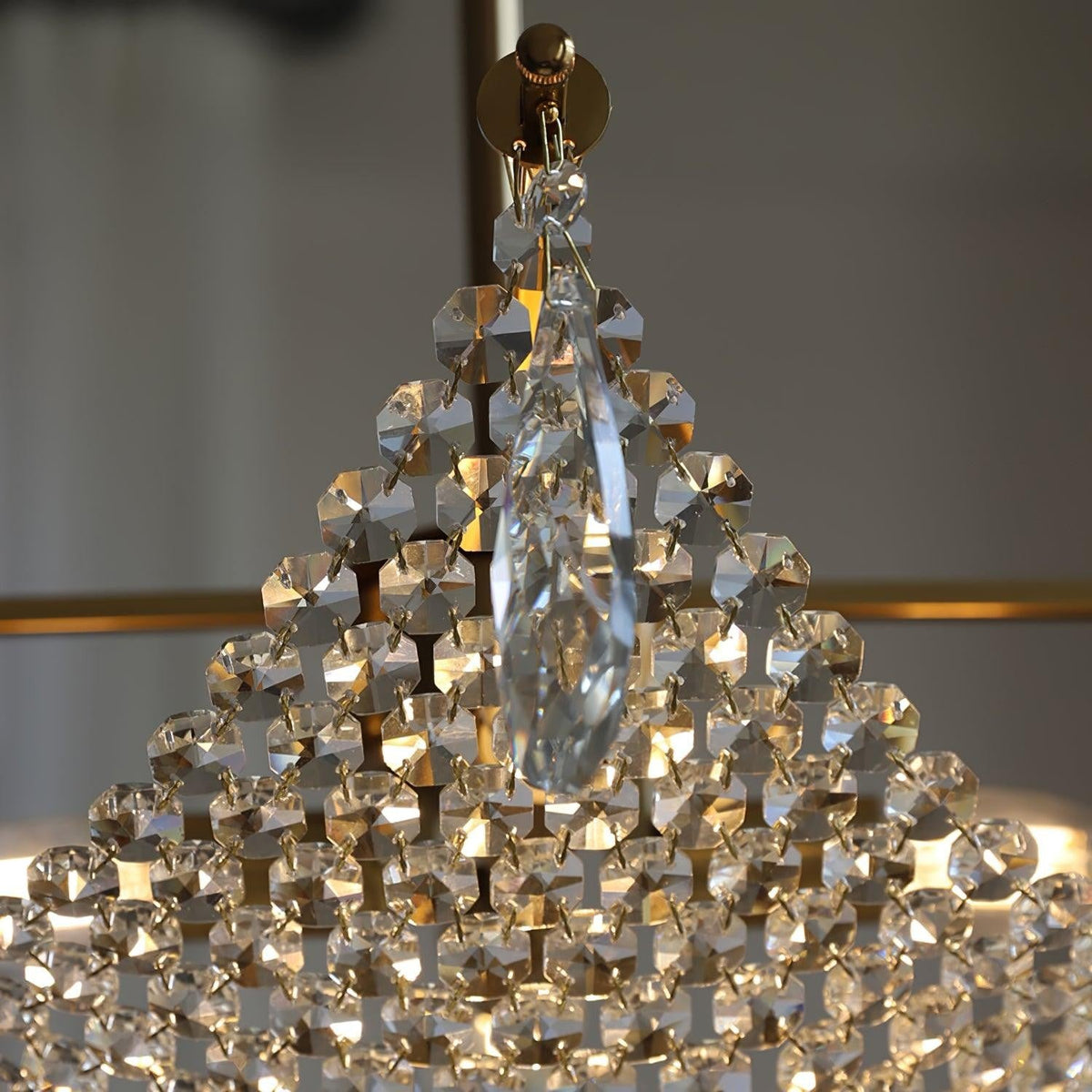 Corona Crystal Crown Chandelier