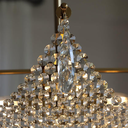 Corona Crystal Crown Chandelier