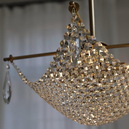 Corona Crystal Crown Chandelier