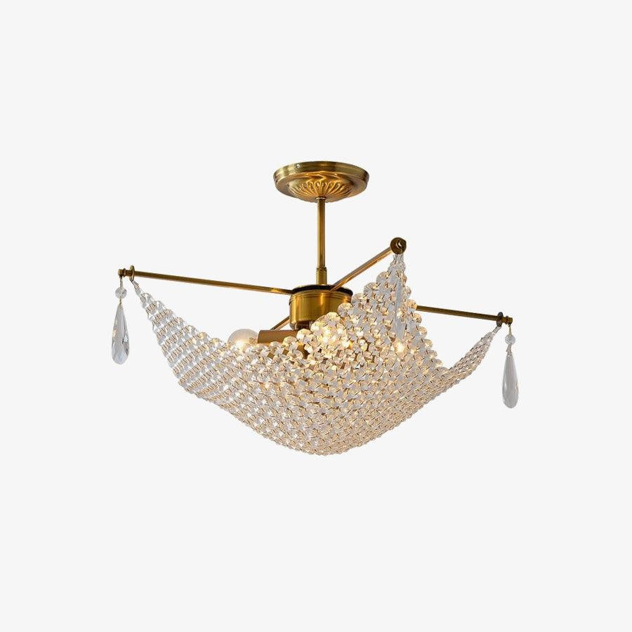 Corona Crystal Crown Chandelier