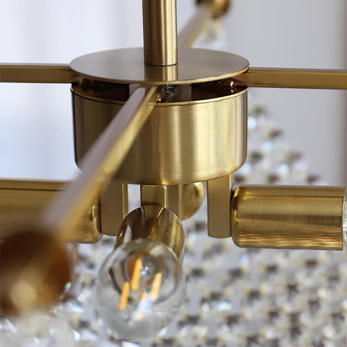 Corona Crystal Crown Chandelier
