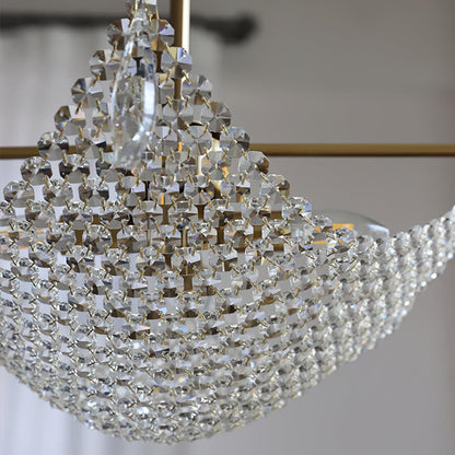 Corona Crystal Crown Chandelier