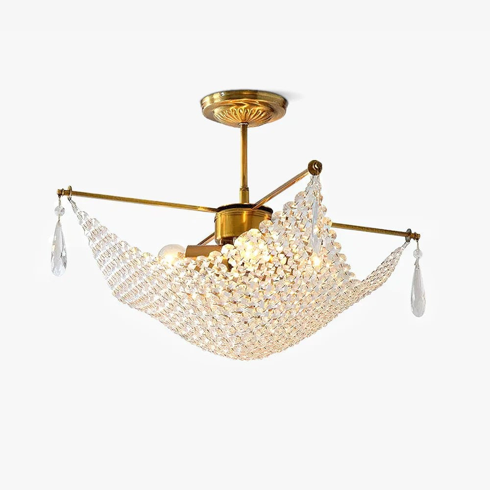 Corona Crystal Crown Chandelier