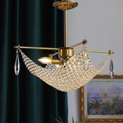 Corona Crystal Crown Chandelier