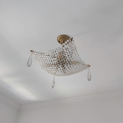 Corona Crystal Crown Chandelier