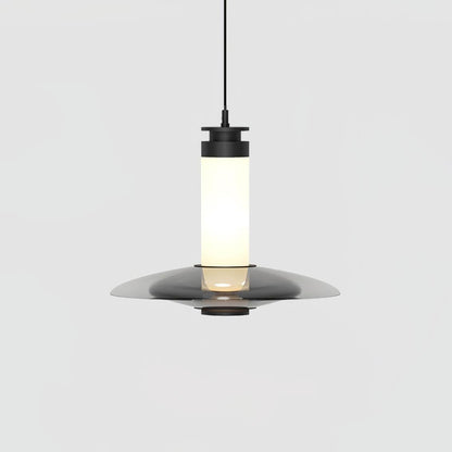 Float Frosted Glass Disc Pendant Lamp