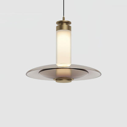 Float Frosted Glass Disc Pendant Lamp