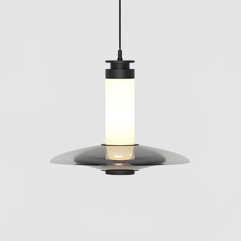 Float Frosted Glass Disc Pendant Lamp