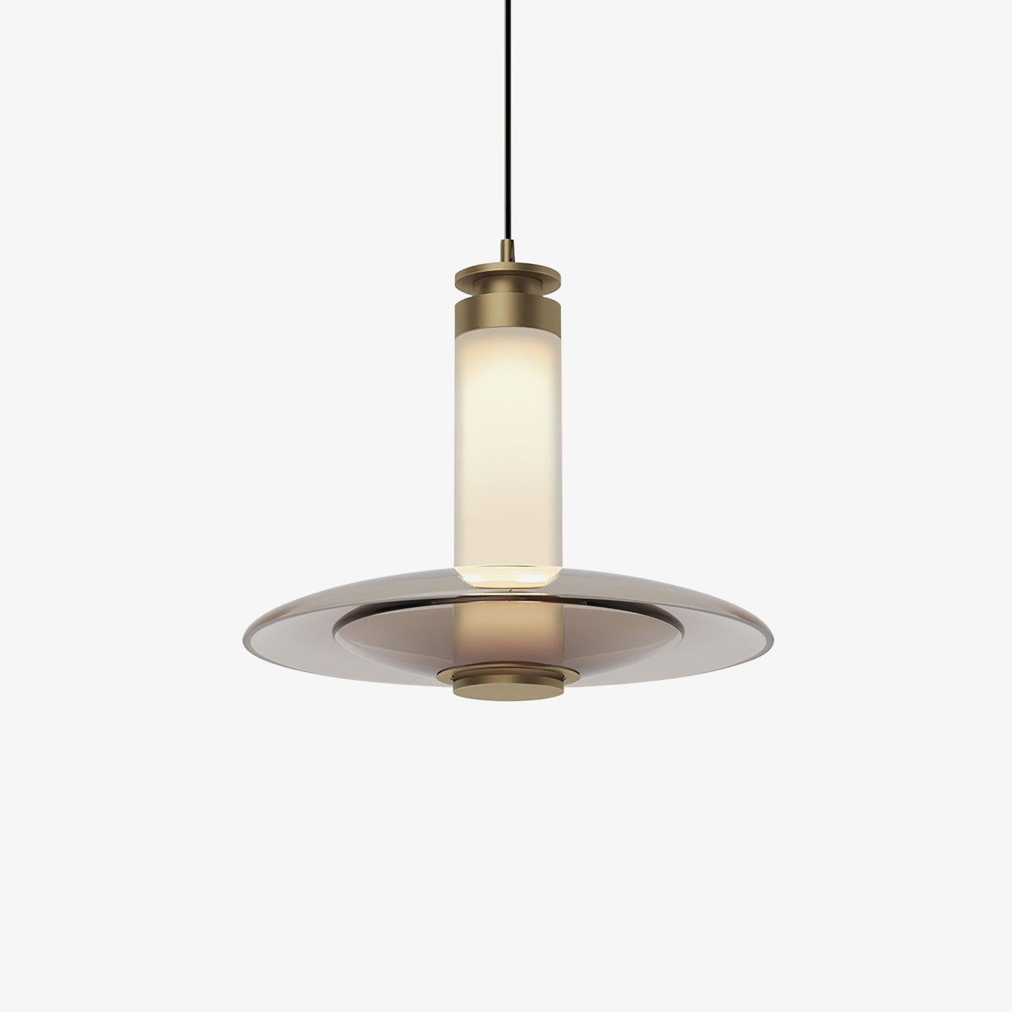 Float Frosted Glass Disc Pendant Lamp