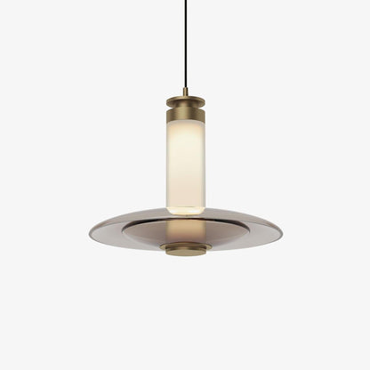 Float Frosted Glass Disc Pendant Lamp