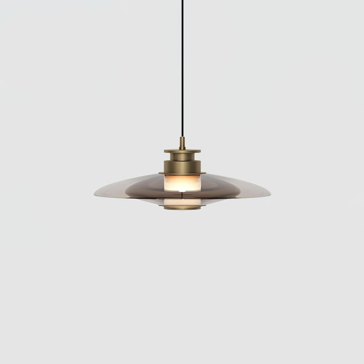 Float Frosted Glass Disc Pendant Lamp