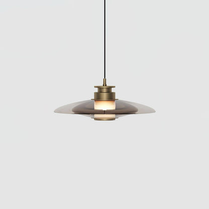 Float Frosted Glass Disc Pendant Lamp