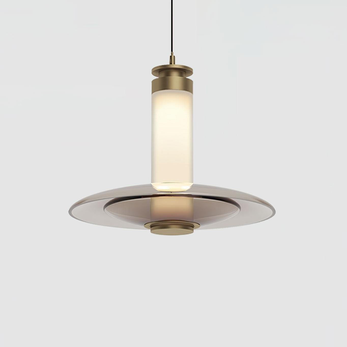 Float Frosted Glass Disc Pendant Lamp