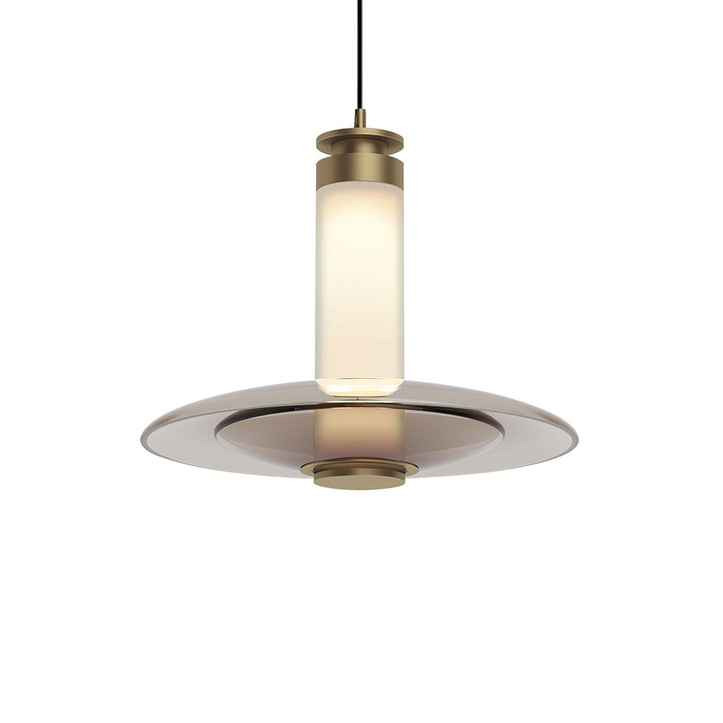 Float Frosted Glass Disc Pendant Lamp