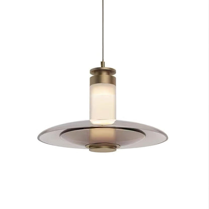 Float Frosted Glass Disc Pendant Lamp
