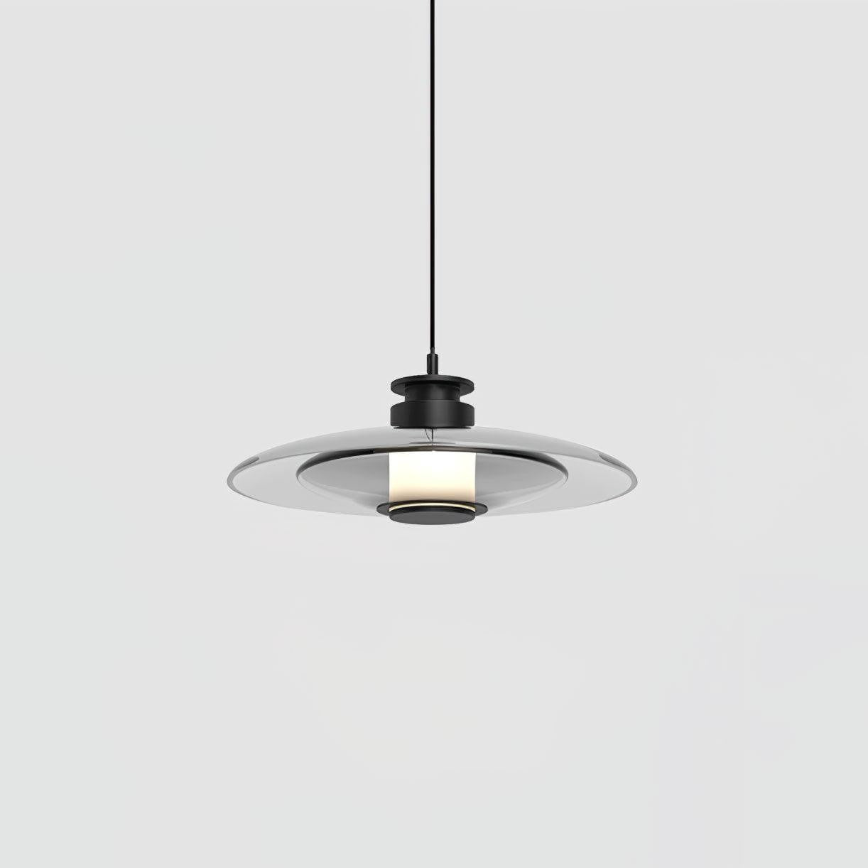 Float Frosted Glass Disc Pendant Lamp