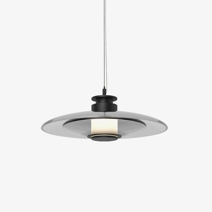 Float Frosted Glass Disc Pendant Lamp