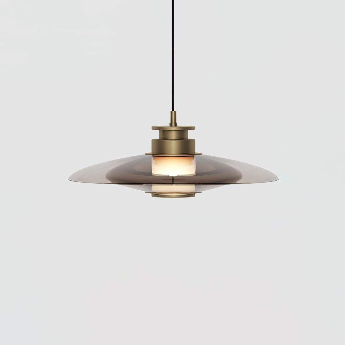 Float Frosted Glass Disc Pendant Lamp