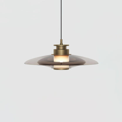 Float Frosted Glass Disc Pendant Lamp