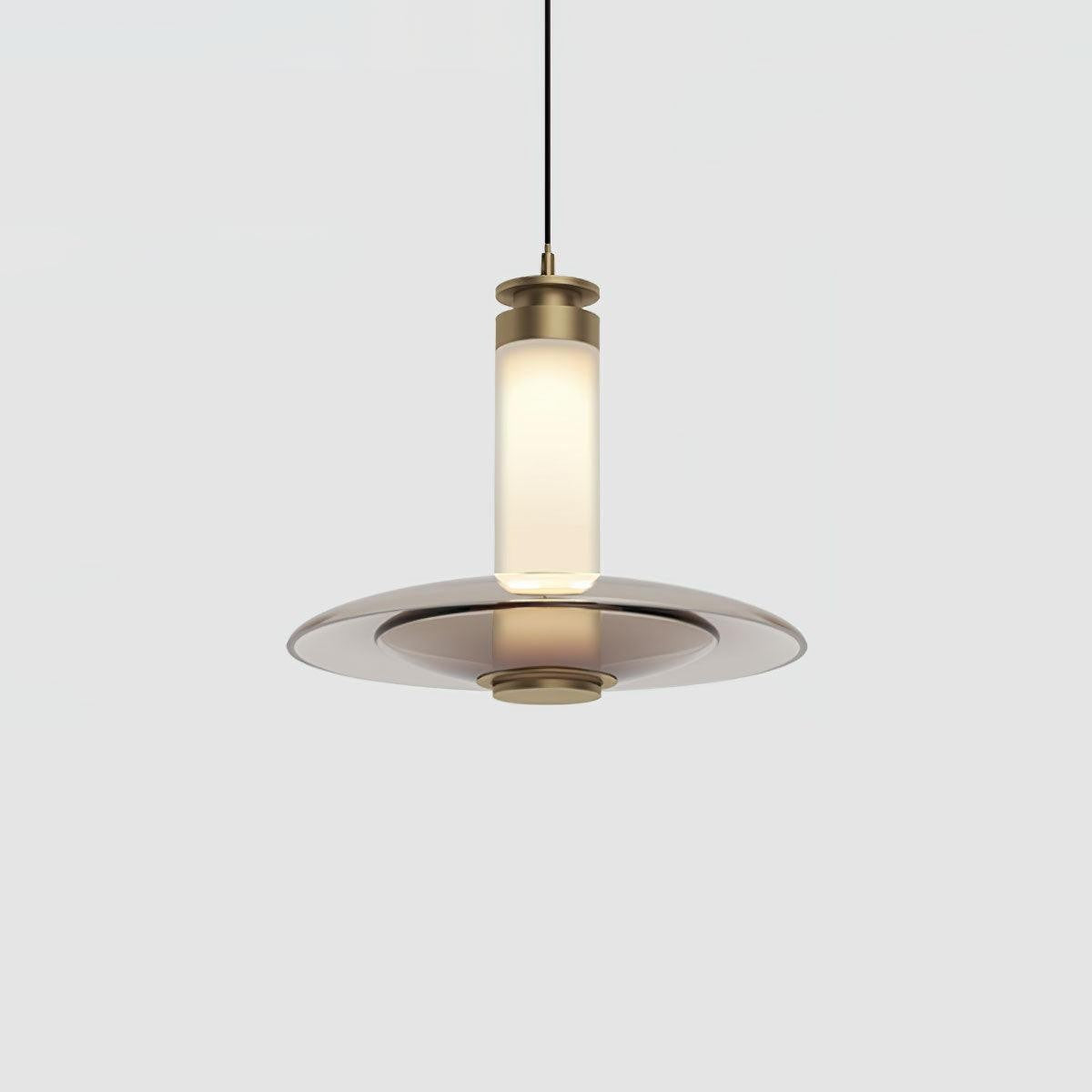 Float Frosted Glass Disc Pendant Lamp