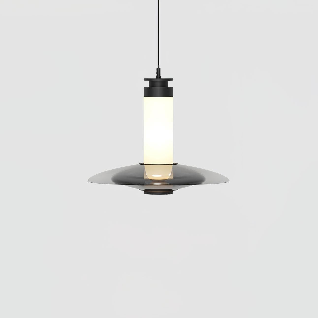 Float Frosted Glass Disc Pendant Lamp