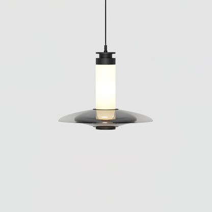 Float Frosted Glass Disc Pendant Lamp