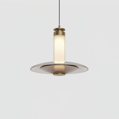 Float Frosted Glass Disc Pendant Lamp