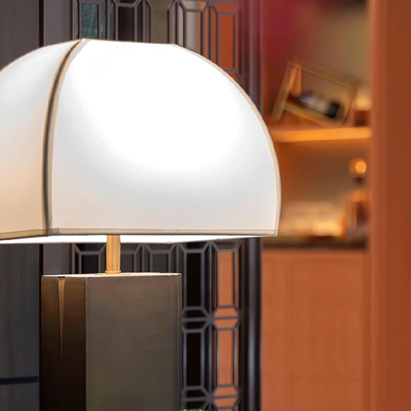 Oregon Resin Sculpted Table Lamp