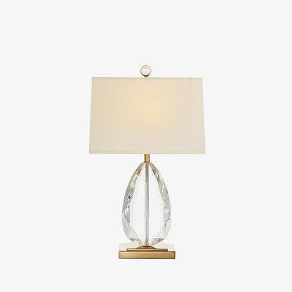 Regal Crystal Column Table Lamp