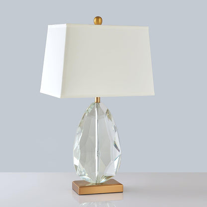 Regal Crystal Column Table Lamp