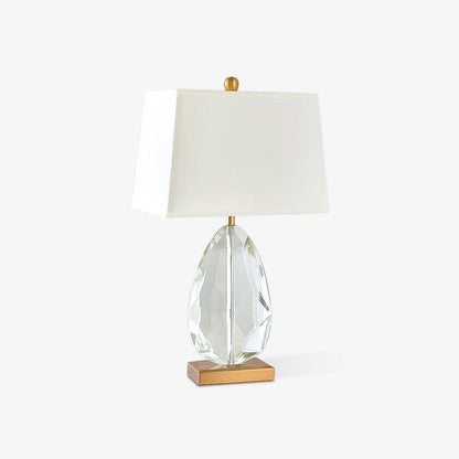 Regal Crystal Column Table Lamp