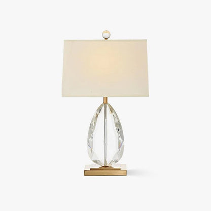Regal Crystal Column Table Lamp