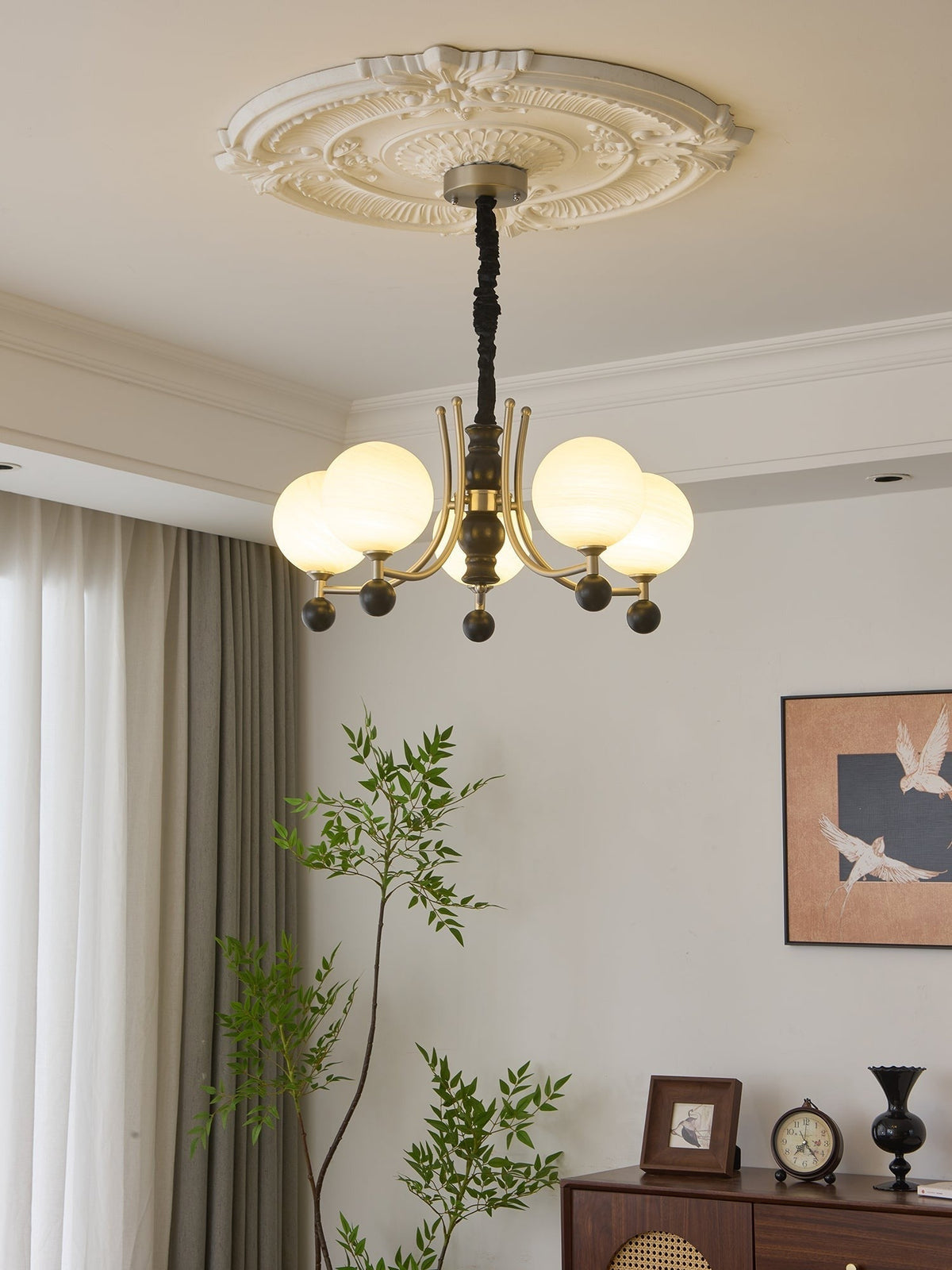 Serenus Sphere Multi-Light Chandelier