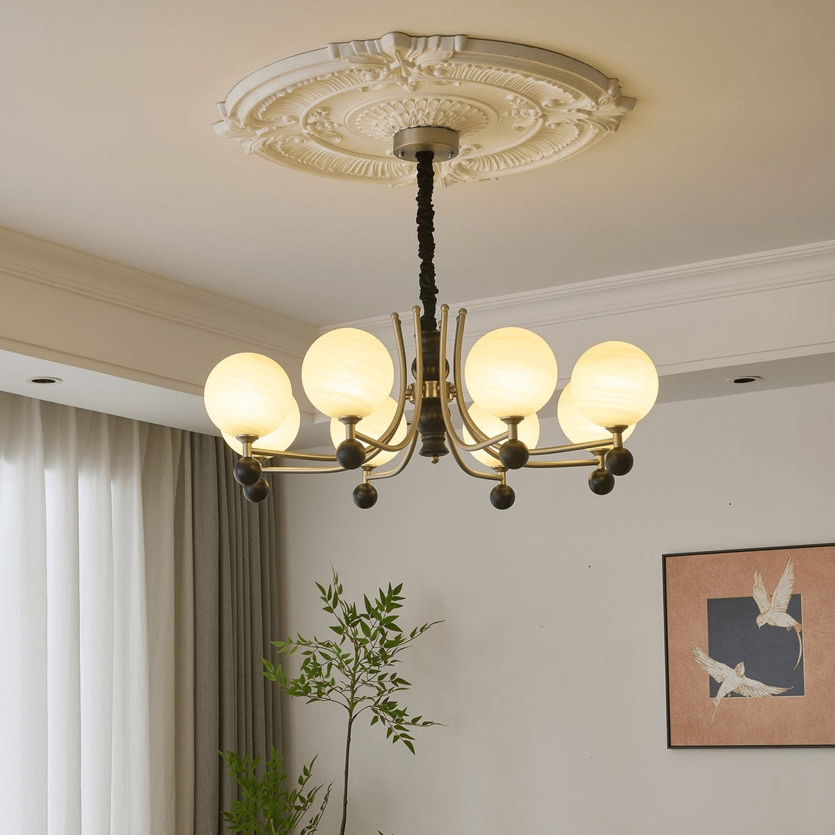 Serenus Sphere Multi-Light Chandelier
